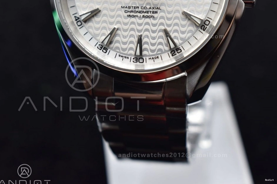 VSF White 1:1 Dial SS A8500 Aqua Waved Terra 150M Bracelet SS On Edition Best 0513